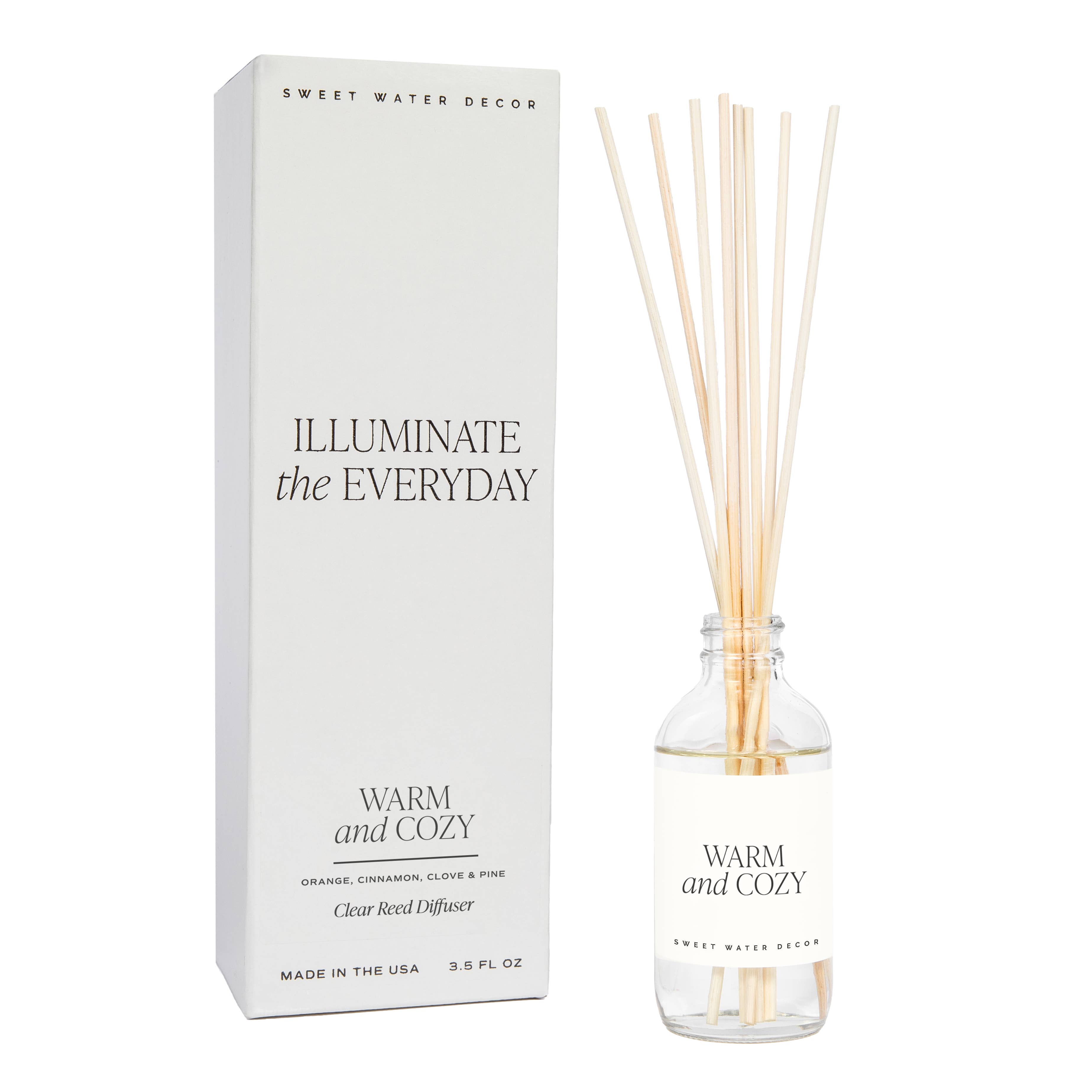 Warm and Cozy Reed Diffuser - Christmas Home Decor & Gifts