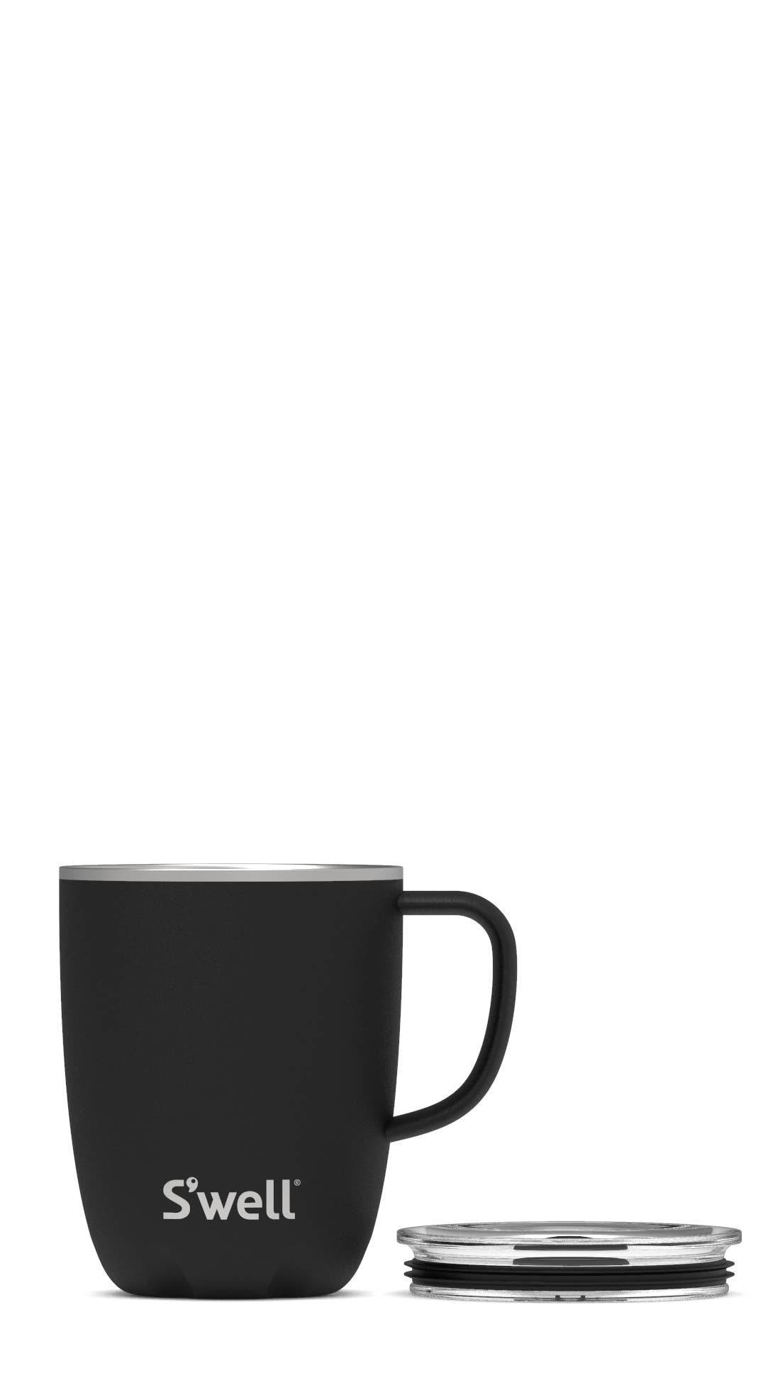 Stainless Steel Onyx 12oz Mug with Handle