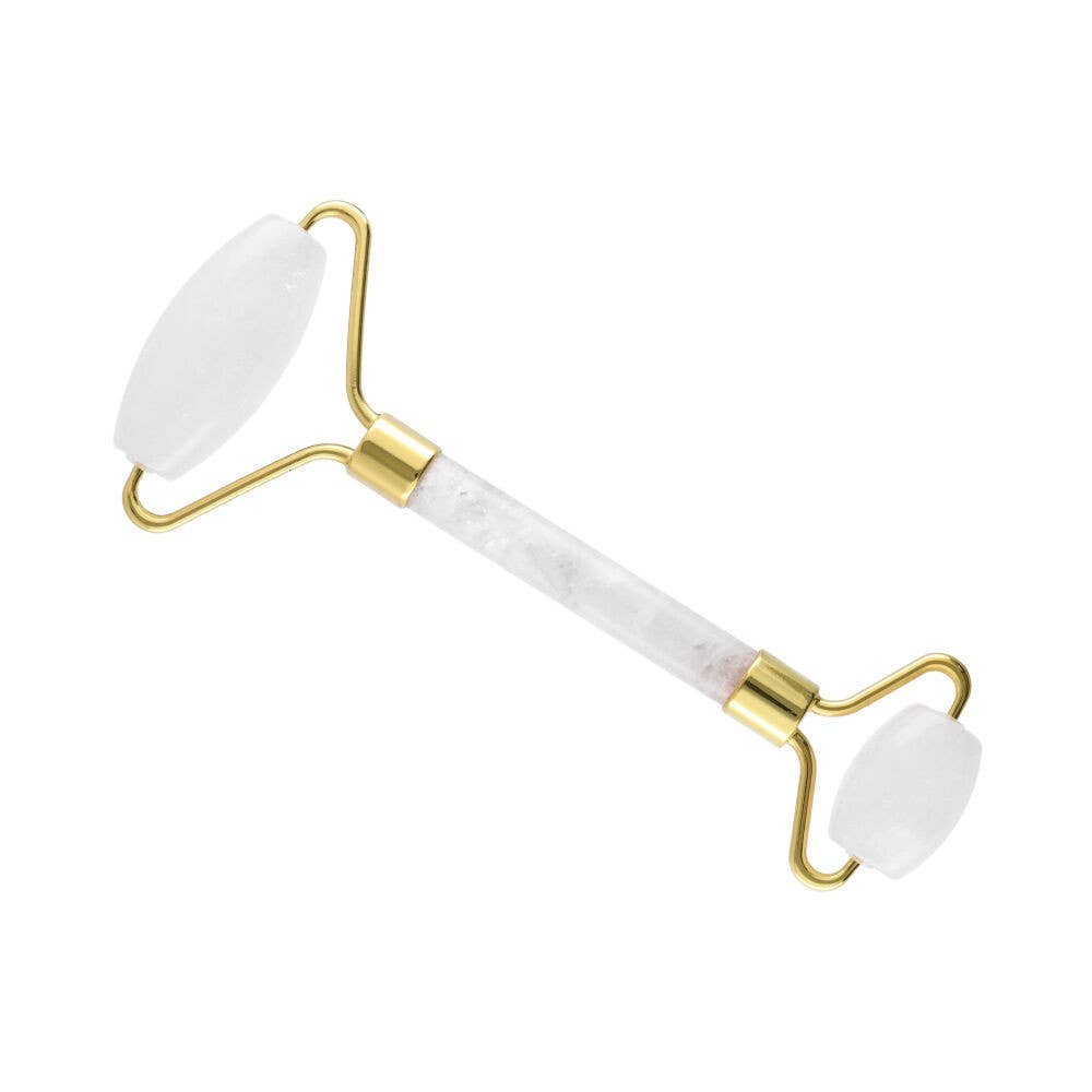 White Quartz Massager with Double Roller