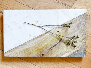Marble and Wood Board